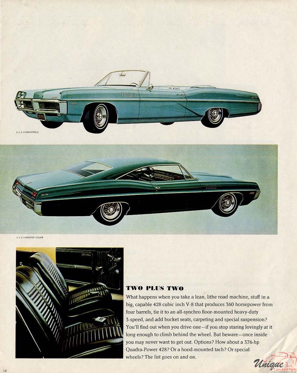 1967 Pontiac Full-Range Brochure Page 2